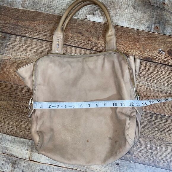 paule ka purse handbag leather khaki tan - Picture 14 of 15